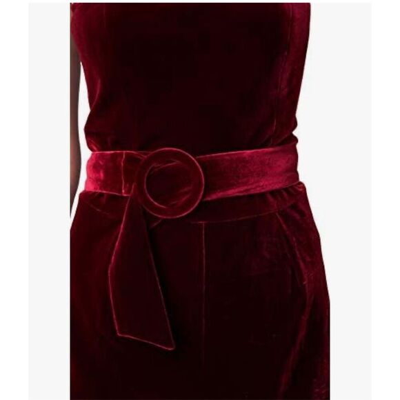 NWT Love Game Strapless Velvet Jumpsuit by Sugar Lips. - Picture 3 of 7